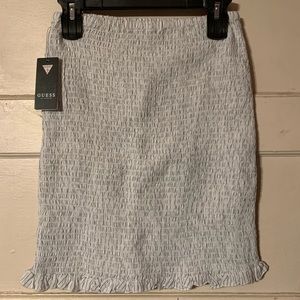 Guess mini striped skirt